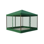 Universal 10’ x 10’ Single-Tier Gazebo Replacement Canopy and Netting Set - RipLock 350