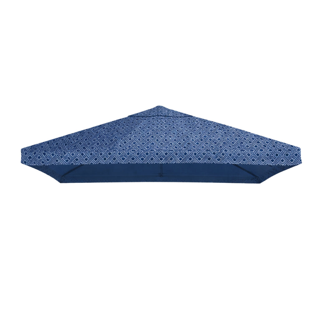 Universal 10’ x 10’ Single-Tier Gazebo Replacement Canopy - 350, Midnight Trellis