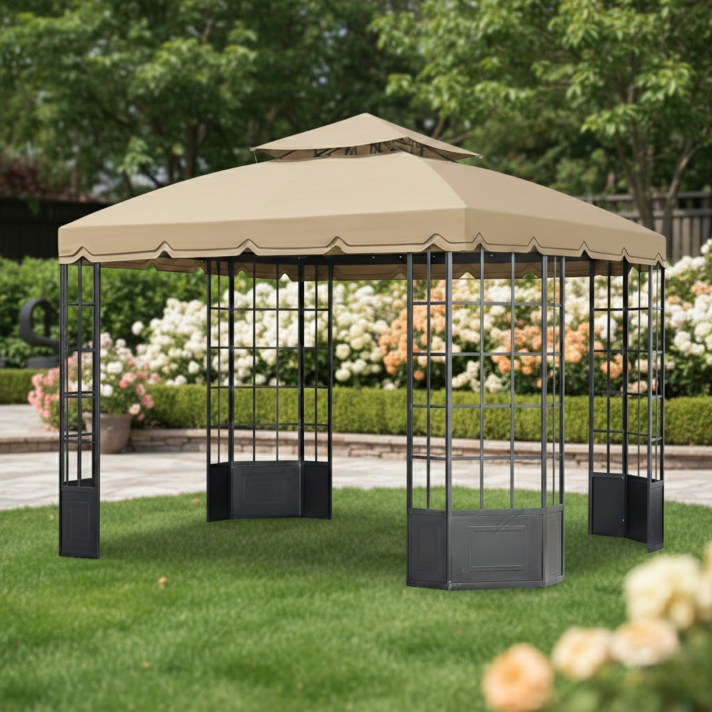Replacement Canopy for Bay Window L-GZ120PST-2 10' x 12' Gazebo
