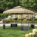 Replacement Canopy for Bay Window L-GZ120PST-2 10' x 12' Gazebo