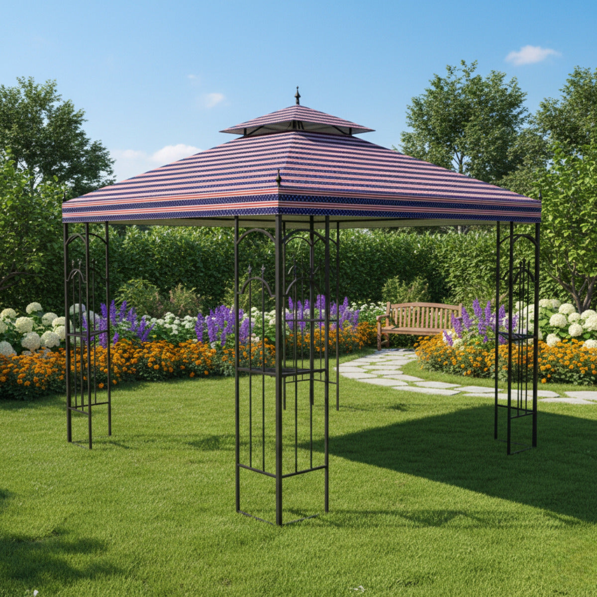Replacement Canopy for Hampton Bay Arrow 61821 10' x 10' Gazebo
