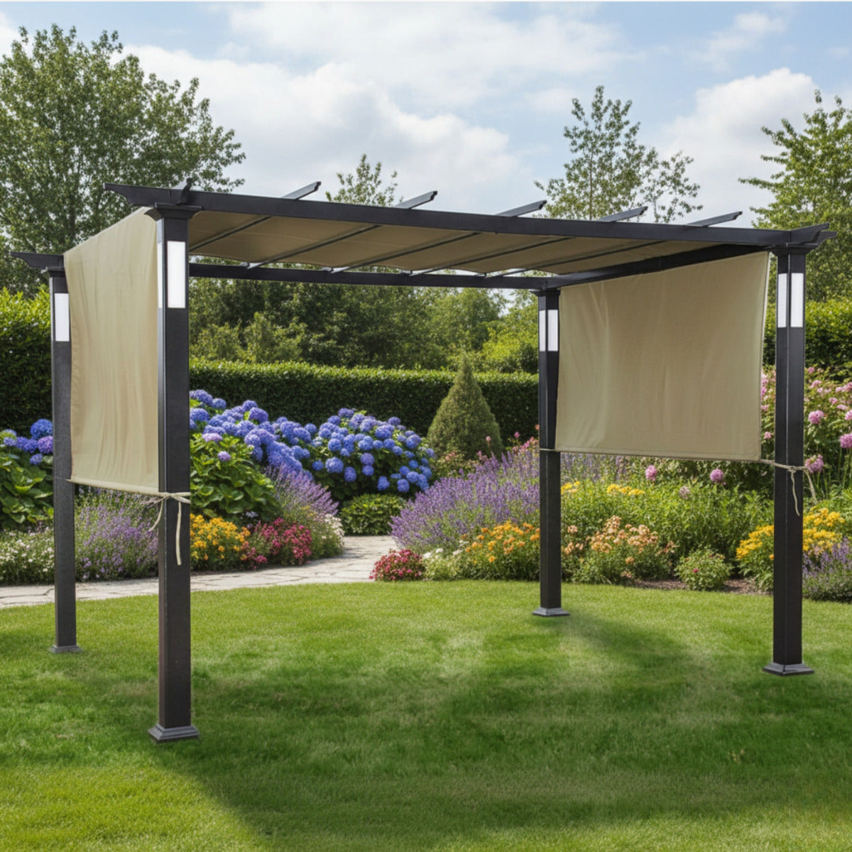 Replacement Canopy for LED Lighted GF-13S062B 10' x 8' Pergola - 350