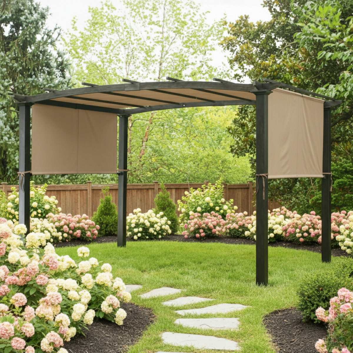 Replacement Canopy for 2010 Kmart Curved Top GF-10S064B 11' x 9'  Pergola - 350