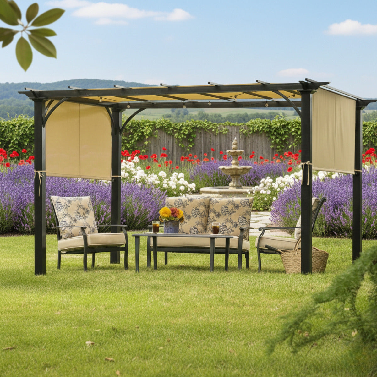 Replacement Canopy for 2010 Sears Garden Oasis GF-10S063B 11' x 9
