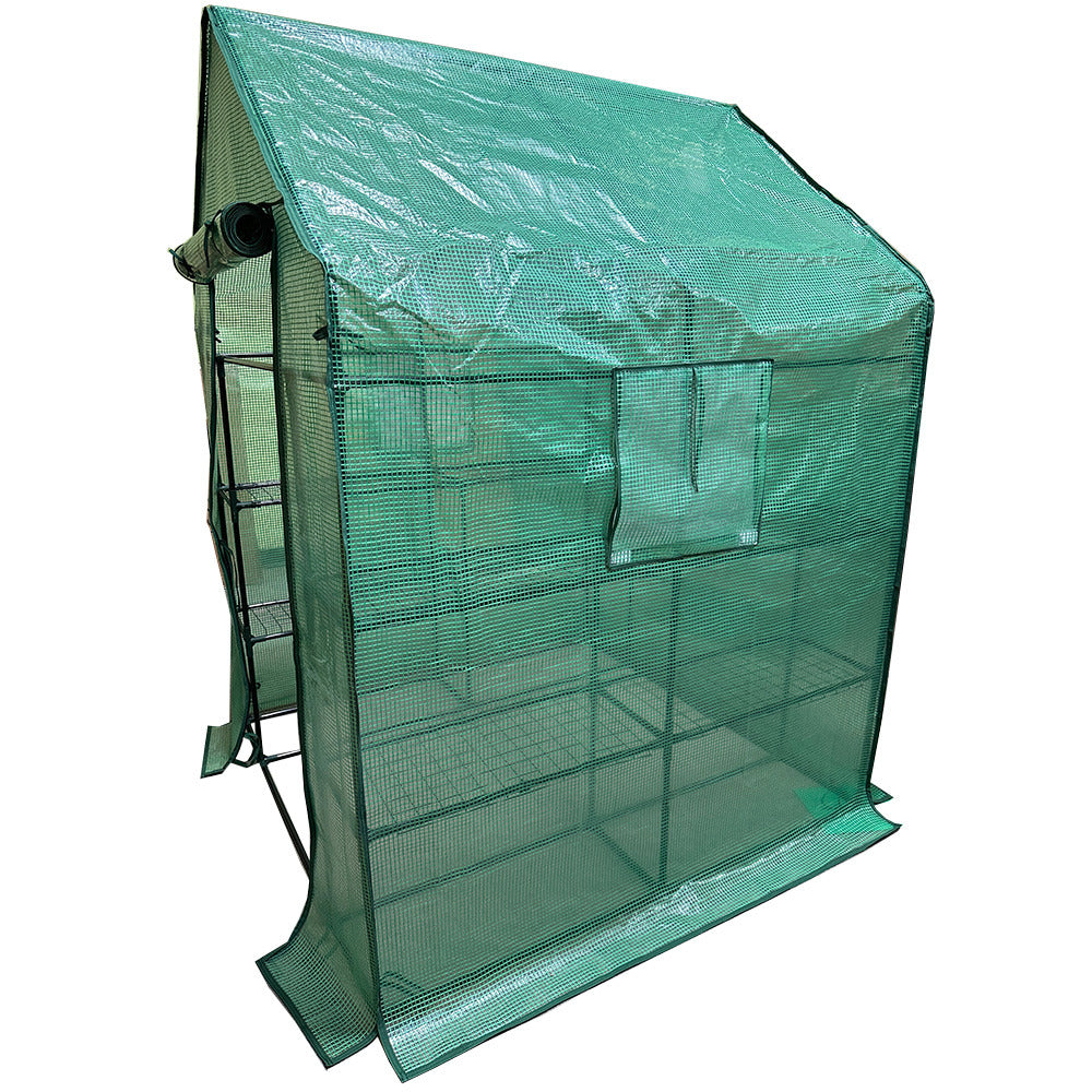 Replacement Cover for Ohuhu 4.8' x 4.8' Portable Greenhouse - PE Fabric - Green