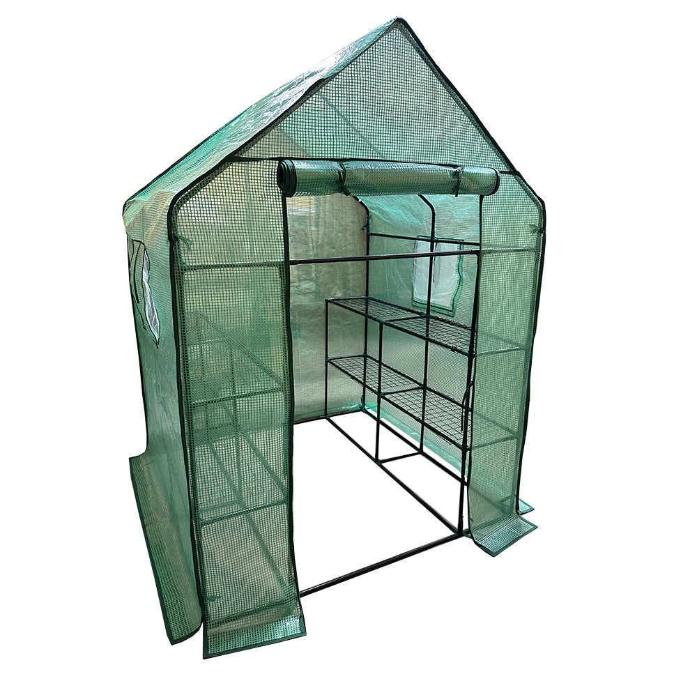 Replacement Cover for Ohuhu 4.8' x 4.8' Portable Greenhouse - PE Fabric - Green