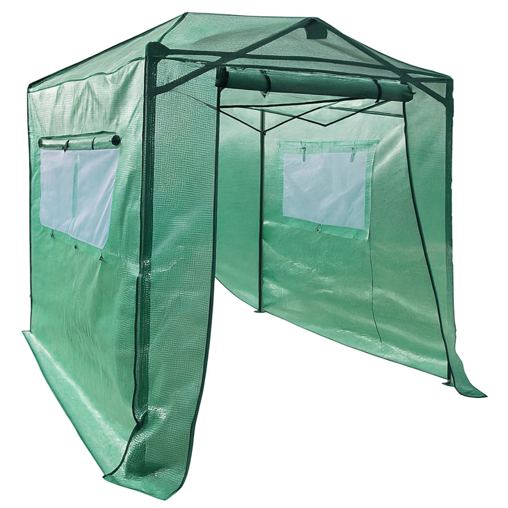 Replacement Cover for Eagle Peak GH48-GRN-AZ 8' x 6' Portable Walk In Instant Pop Up Greenhouse - Green, PE Fabric