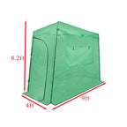 Replacement Cover for Eagle Peak 9' x 4' Lean To Portable Walk In Greenhouse - PE Fabric - Green