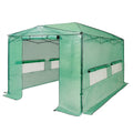 Replacement Cover for Outfine OF200038AAA 8' x 12' Portable Greenhouse - Green, PE Fabric
