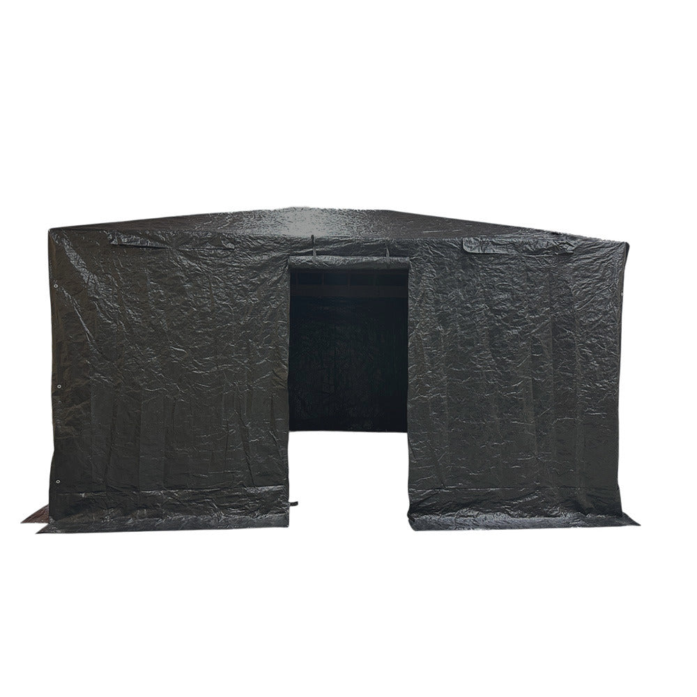 Heavy Duty Winter Cover for Yardistry 12' X 16' Hard Top Gazebo - Black