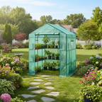 Replacement Cover for Greengro 56" x 56" Walk In Greenhouse - PE Fabric - Green