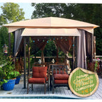 15Ft x 14Ft Gazebo Replacement Canopy - 350