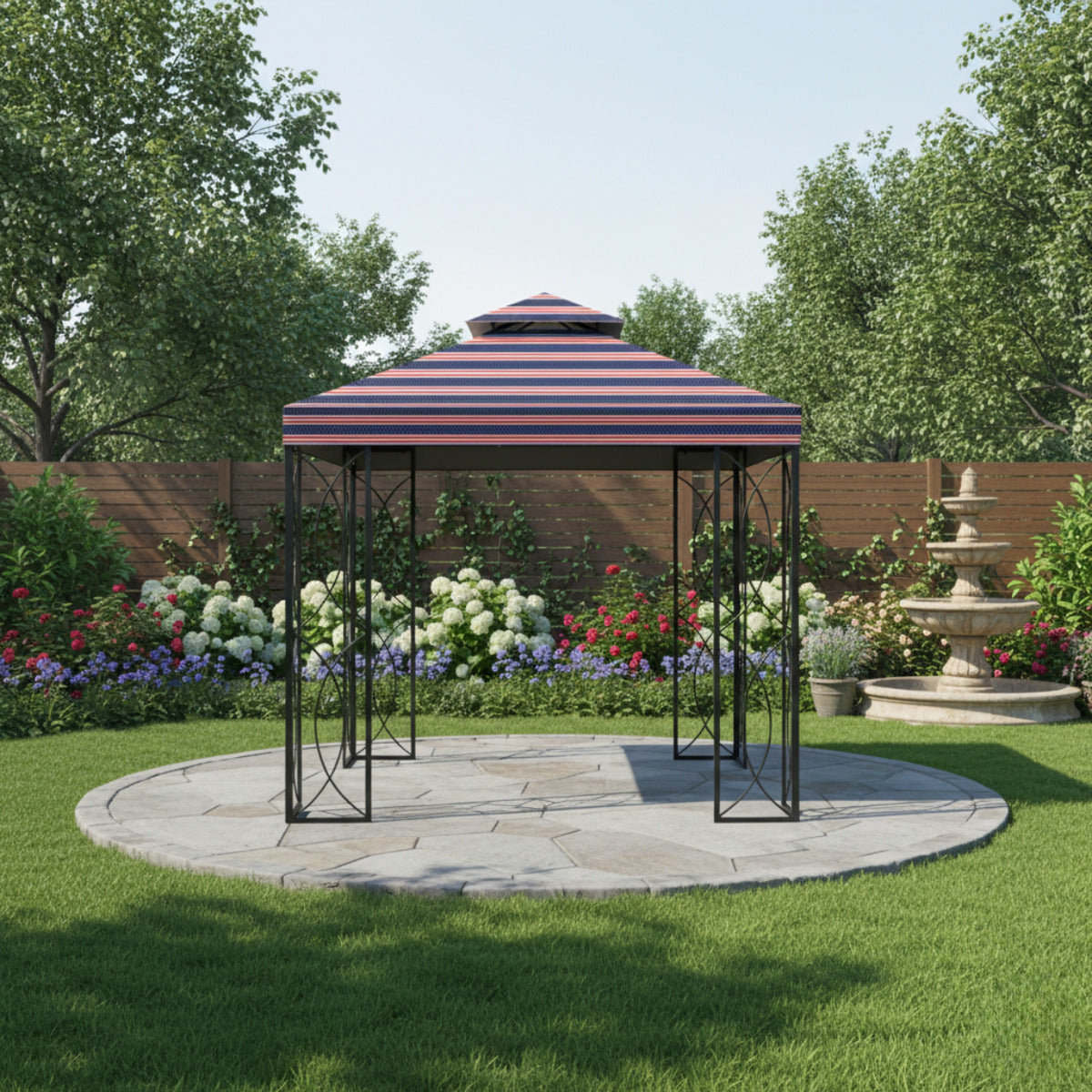 Replacement Canopy for Garden Treasures S-582D 8' x 8' Gazebo
