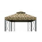 Replacement Canopy for Garden Treasures S-582D 8' x 8' Gazebo - Camo Sand