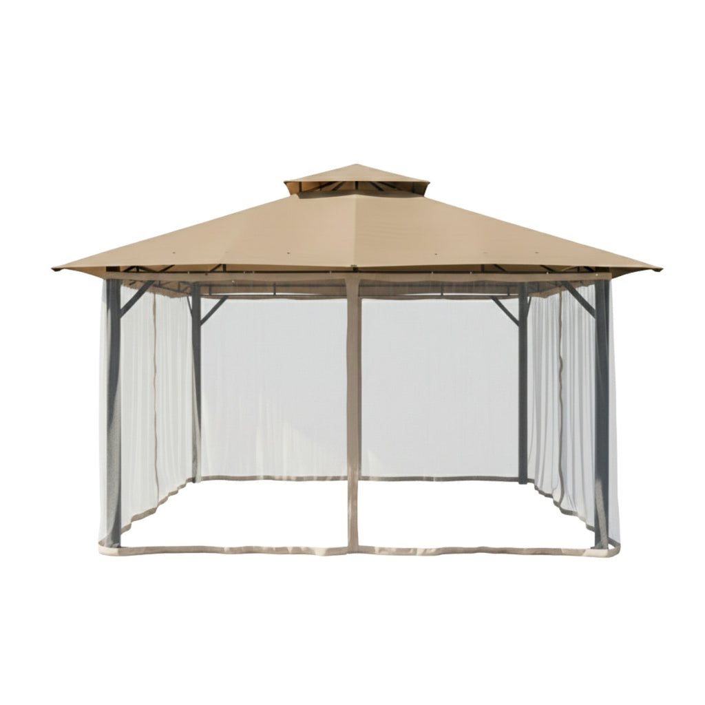 14 X 14 Square Replacement Canopy and Net - RipLock 350