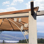 PB Trellis Gazebo Replacement Canopy and Netting Set - RipLock 350