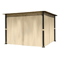 Universal 10 x 10 Privacy Curtain Set - 350