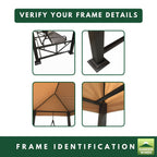 Replacement Canopy for Sullivan Point BH15-092-099-01 Swing - Beige, RipLock 350