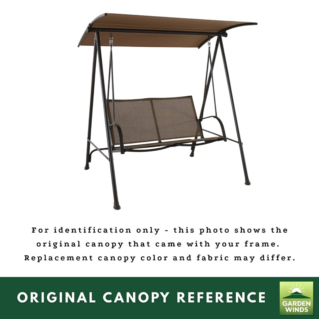 Replacement Canopy for 2017 Mainstays Two Person Swing - Beige, 350