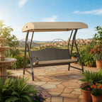 Replacement Canopy for Large GT Wicker GCS00229C Swing - Beige, RipLock 350