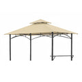 Replacement Canopy for Bamboo Look BBQ L-GZ238PST-11 Grill Gazebo