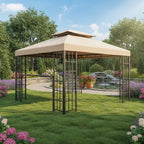 Replacement Canopy for Boscovs LG3204A 10' x 13' Gazebo - Beige, RipLock 350