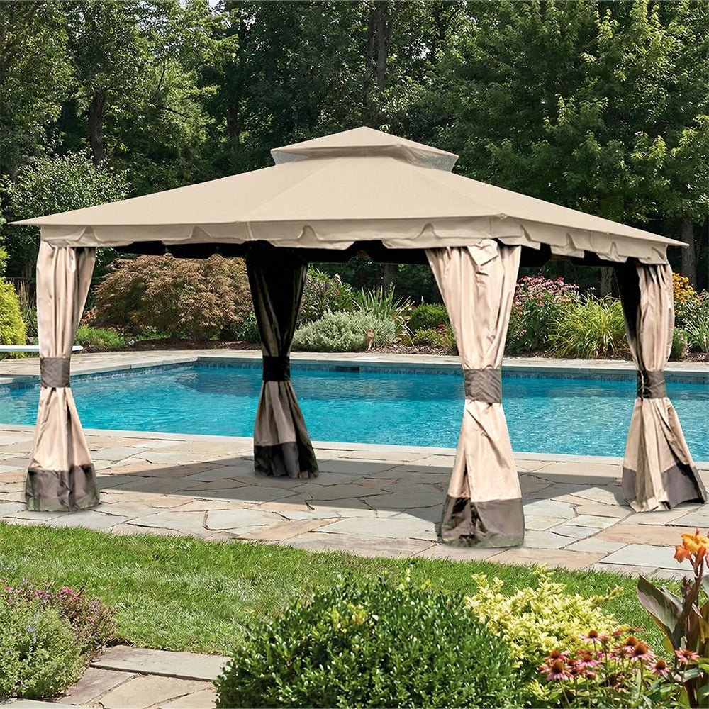 Replacement Canopy for Monterey L-GZ215PST-4 10' x 12' Gazebo