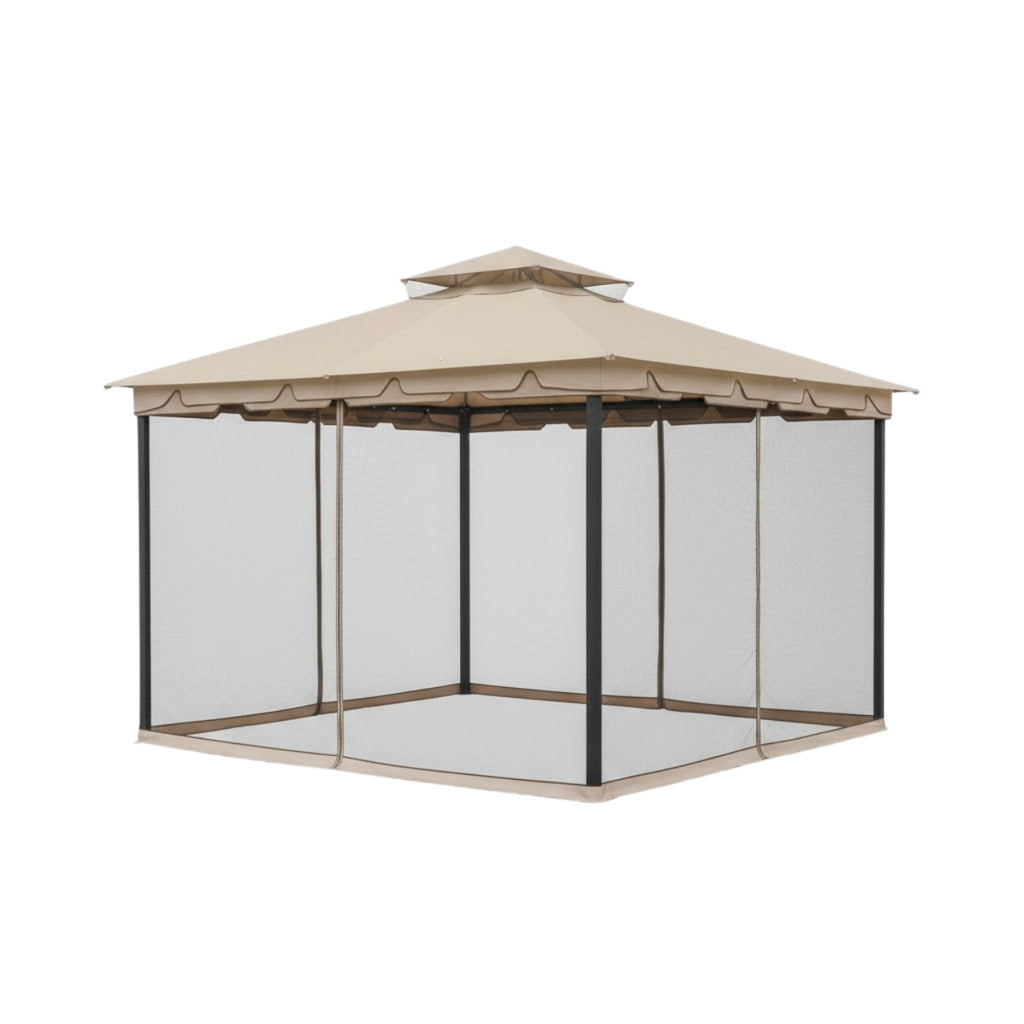 10 x 13 sun shelter with netting wilson and fisher Garden Winds Replacement Canopy Top Cover for the L-GZ1188PST, A111007100 Pinehurst Gazebo close or detach the sidewalls What's your Ozark Trail canopy