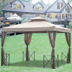 Gable Gazebo Replacement Canopy - RipLock 350