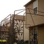 Leaf Motif Scalloped Edged Gazebo Canopy - RipLock 350