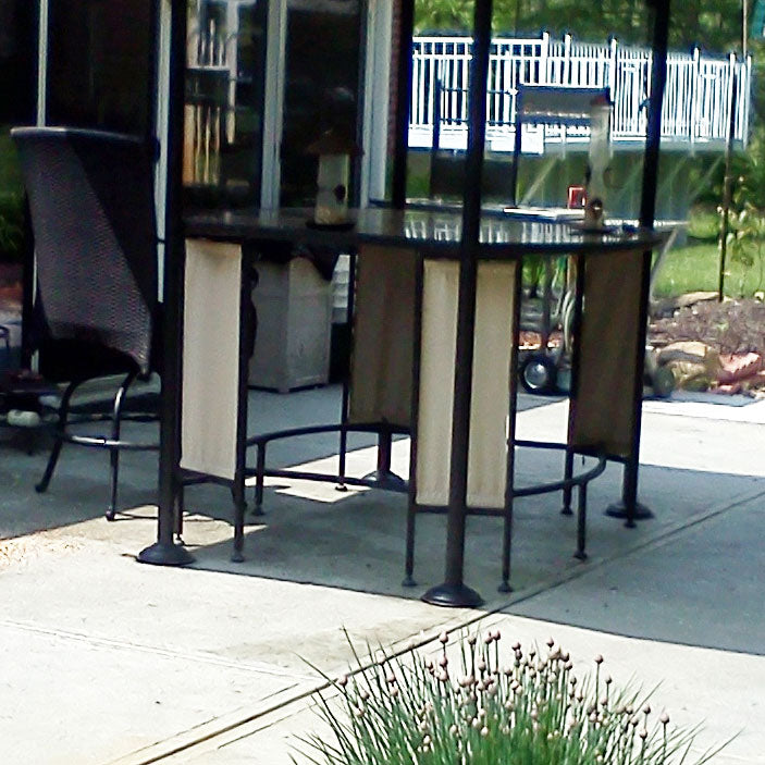 Bar Table Gazebo Replacement Canopy - 350