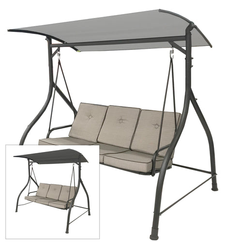 Replacement Canopy for Madison Swing - Riplock 350 Slate Gray
