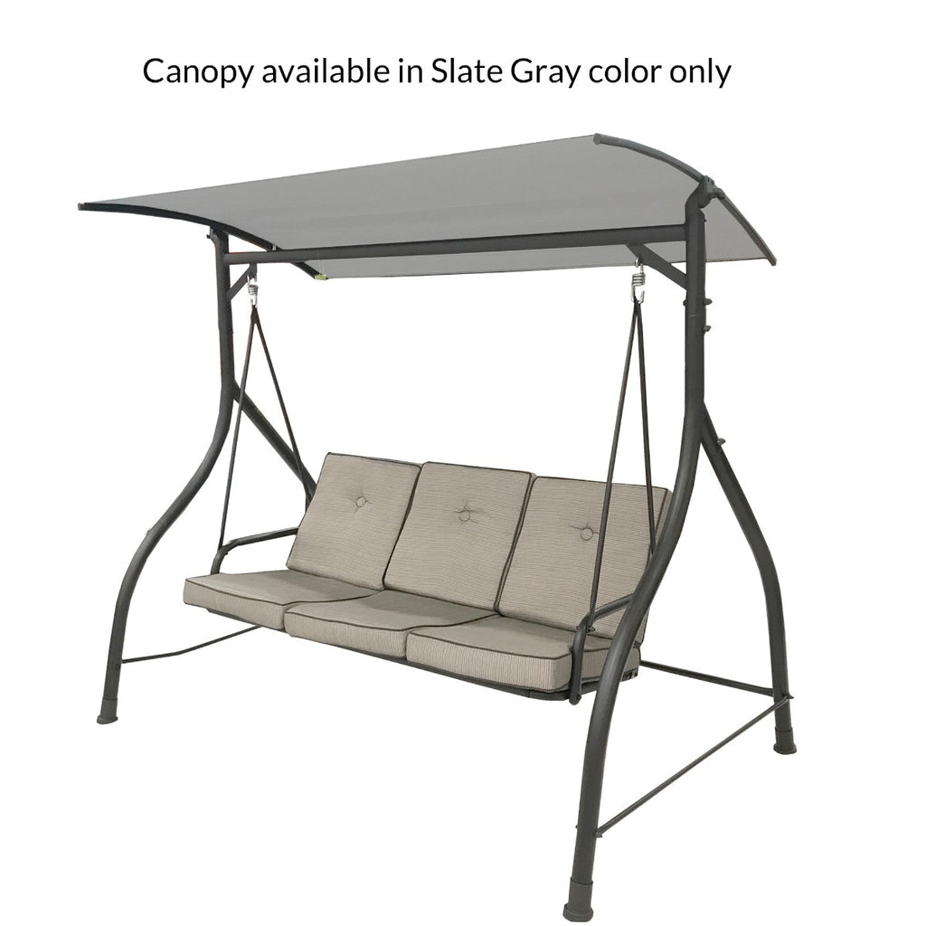 Replacement Canopy for Madison Swing - Riplock 350 Slate Gray