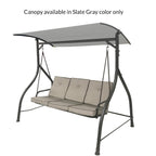 Replacement Canopy for Madison Swing - Riplock 350 Slate Gray