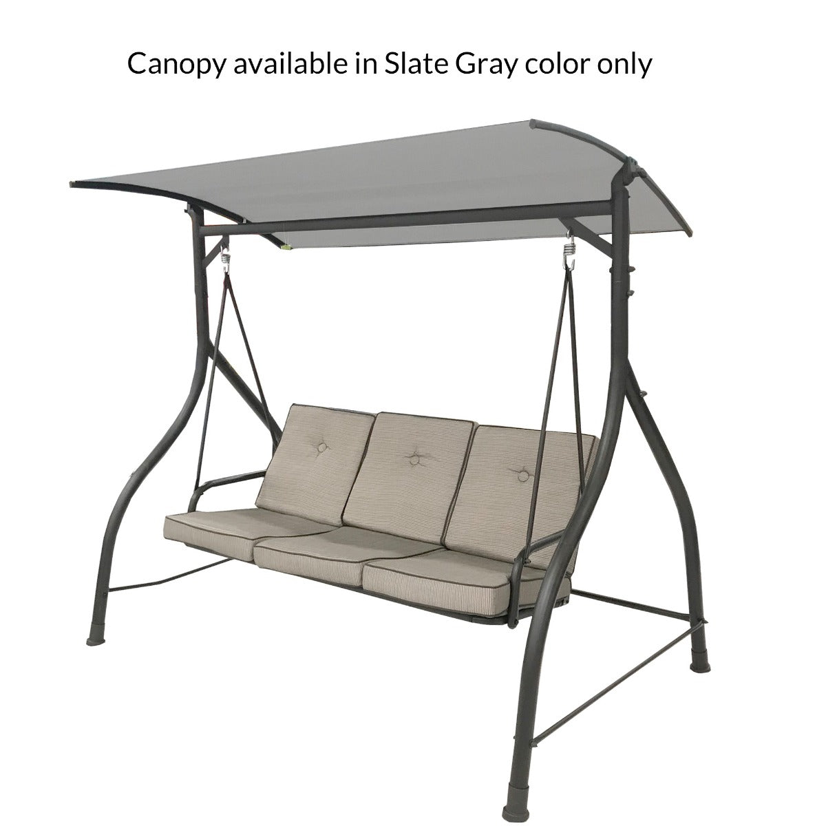 Replacement Canopy for Madison Swing - Riplock 350 Slate Gray