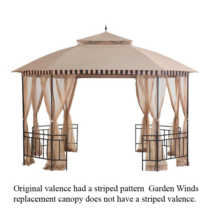 Replacement Canopy and Netting for L-GZ762PST-B Gazebo - Riplock