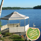 Replacement Canopy and Netting Set for Melrose Gazebo