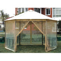 Replacement canopy for menards dc american hexagon gazebo
