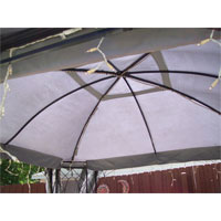 Menards Dome Top Square Replacement Canopy and Netting Set - 350