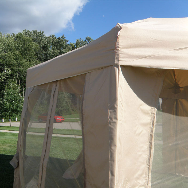 12 Ft Portable Hex Replacement Canopy and Netting