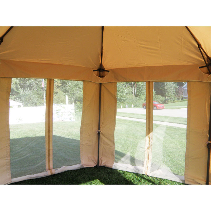12 Ft Portable Hexagon Gazebo Replacement Canopy