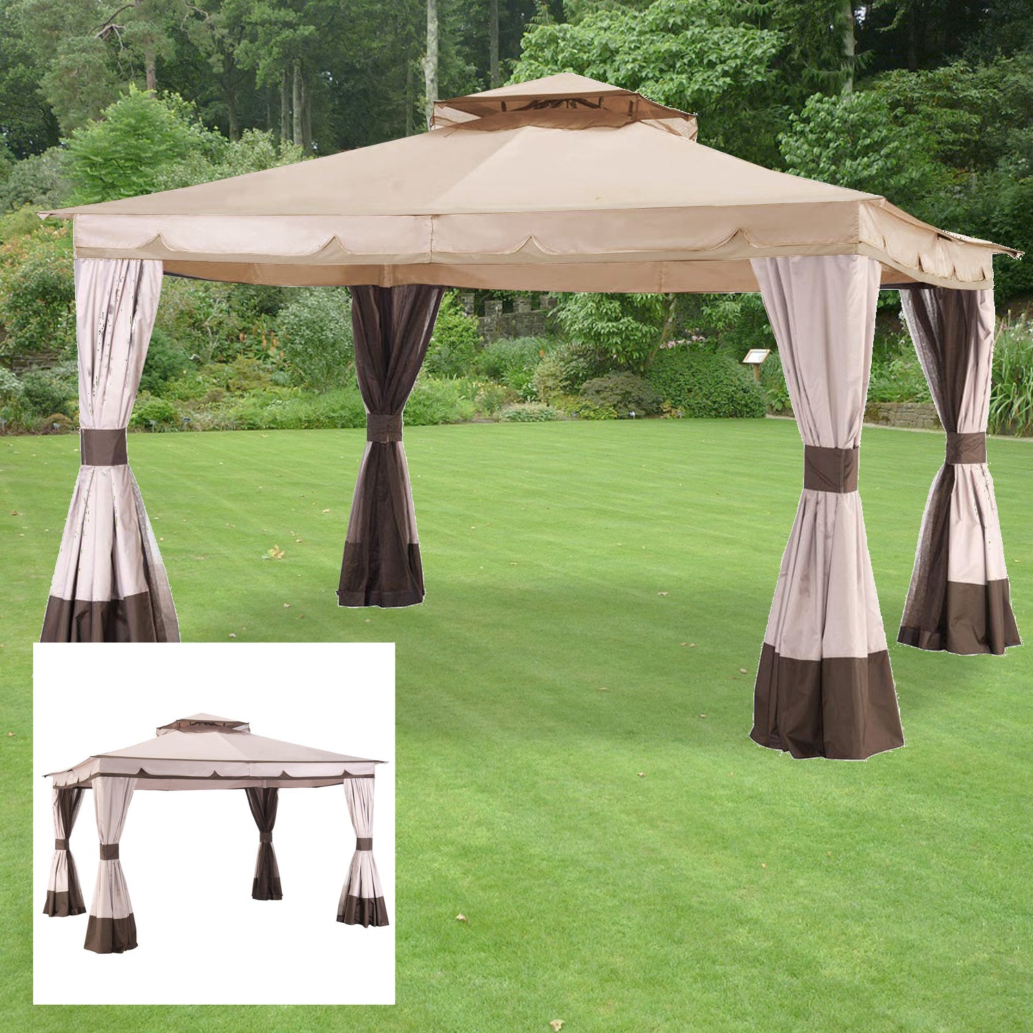 Replacement Canopy for Montana Gazebo - RipLock 350