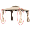 Replacement Privacy Curtain Set for Monterey Gazebo - 350