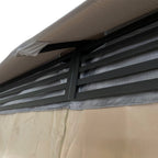 Replacement Canopy and Netting Set for A101015600 Monterey Park Gazebo - Riplock 350