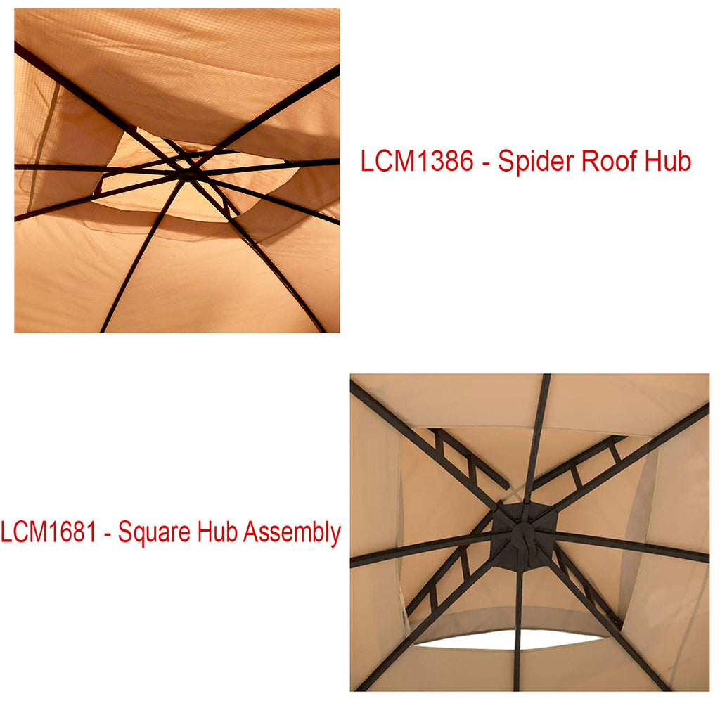 Replacement Canopy for A101011500 Corso Gazebo - Riplock 350