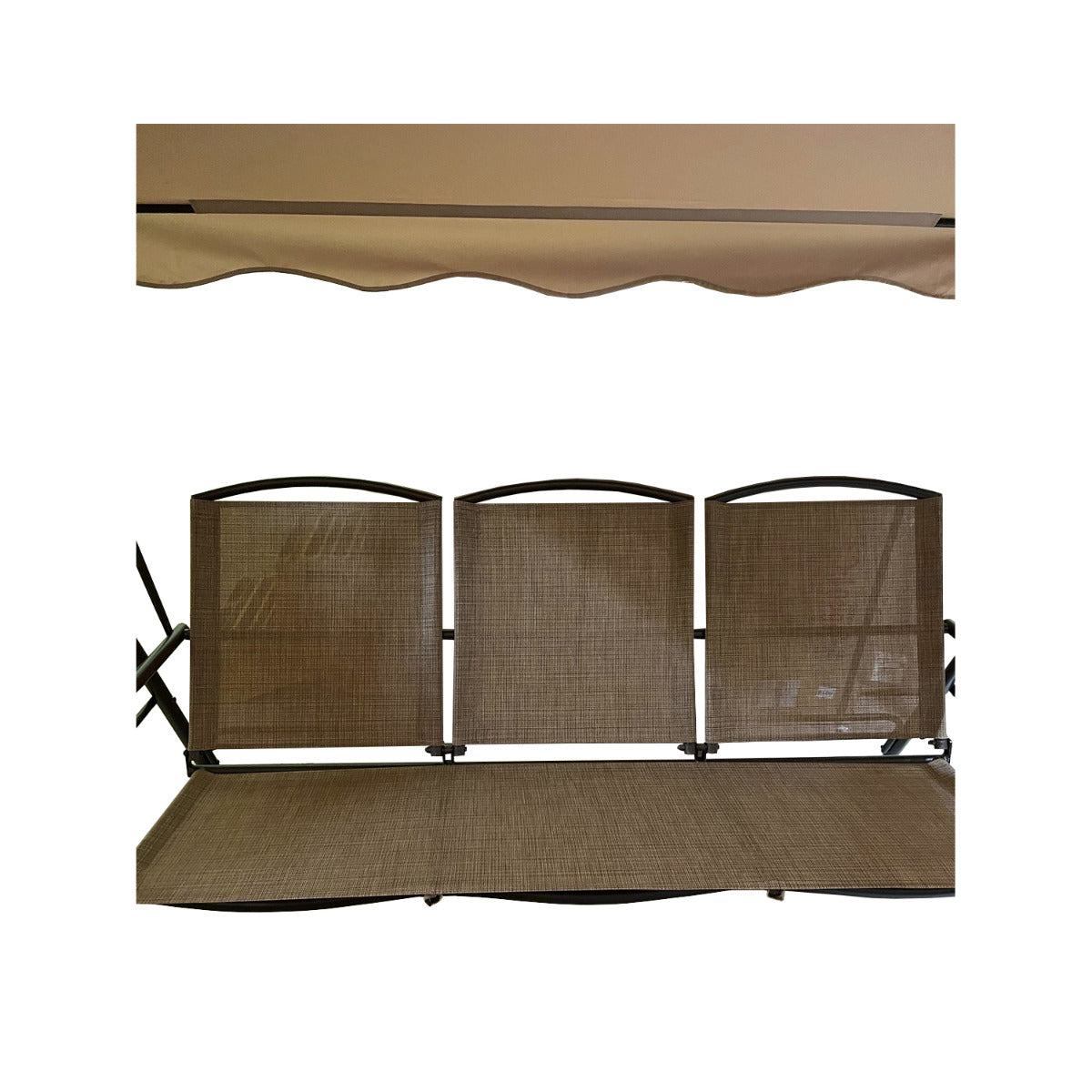 Replacement Canopy for Scalloped Sand Dune 3-Person Swing - 350