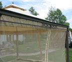 Replacement Canopy and Netting Set for MS Shelter Island - RipLock 350
