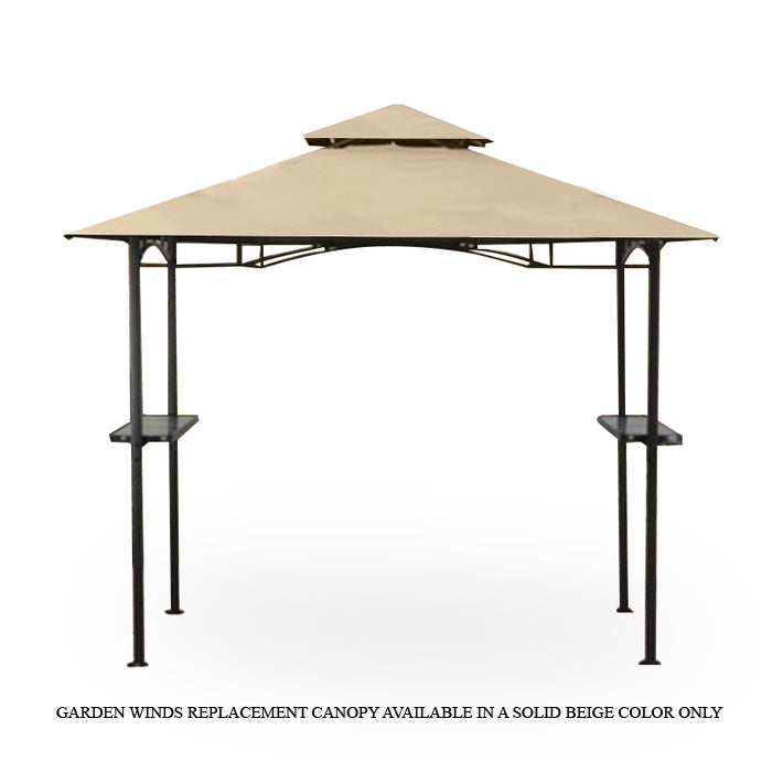 Replacement Canopy for LED Grill Gazebo - BEIGE - Riplock 350