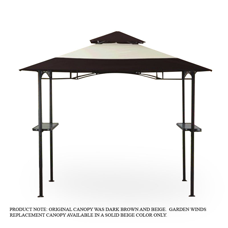 Replacement Canopy for LED Grill Gazebo - BEIGE - Riplock 350