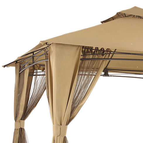 El Porto Gazebo Replacement Canopy and Netting Set - RipLock 350